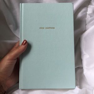 Kate spade “chic happens” notebook